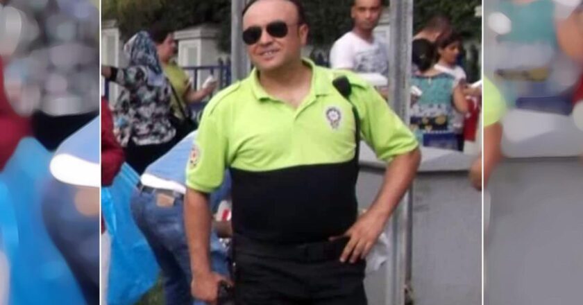 Polis memuru kalbine yenik düştü