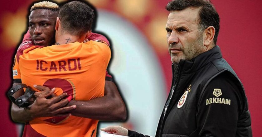 Galatasaray’da Okan Buruk çift forvetli sisteme son noktayı koydu! Mauro Icardi ve Victor Osimhen için karar verildi!