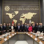 İletişim Başkanı Duran, Türkiye Basın Federasyonu heyetini kabul etti