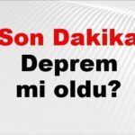 İzmir’de Deprem Mi Oldu? Son Gelişmeler 5 Aralık 2025!
